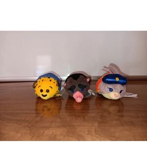 Disney Tsum Tsum Mini Zootopia Plush,  Set Of 3